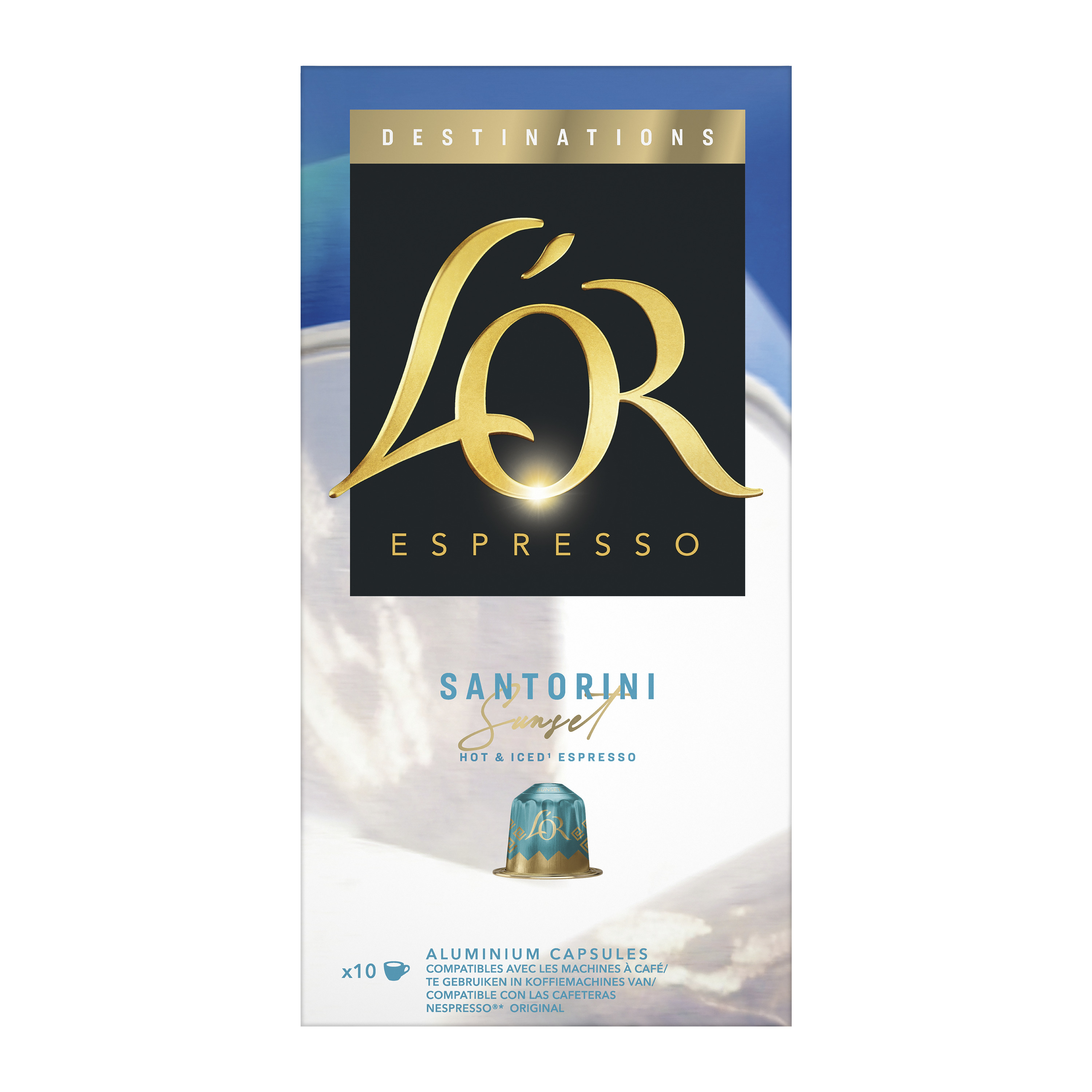 L'OR ESPRESSO SANTORINI - Front