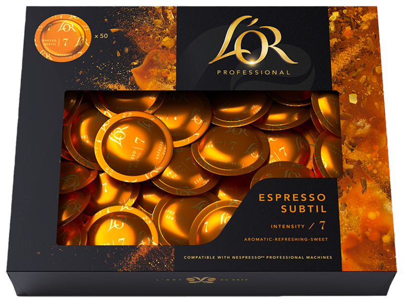 L'OR Suprême Espresso Subtil 7 - kávové disky pro Nespresso®* Pro, 50 ks x 6 - top