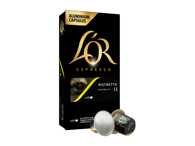 L'OR Espresso Ristretto - kapsle pro Nespresso®*, 10 x 10 ks - left
