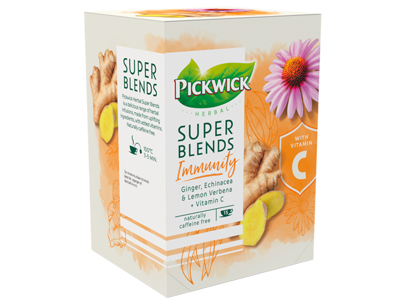 Pickwick Super Blends Immunity - 15 x 1,5g x 4 - left